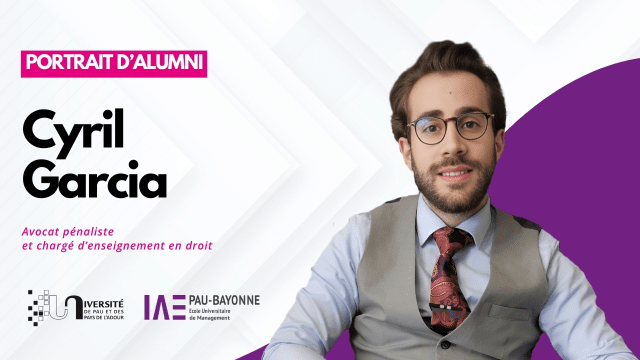 Cyril Garcia, avocat pénaliste et chargé d’enseignement en droit
