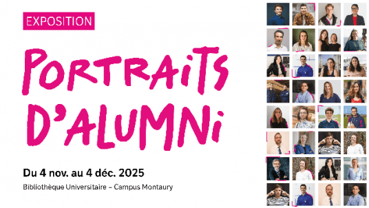 Exposition des portraits d'alumni – Campus Montaury