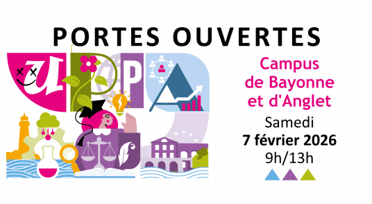 Portes ouvertes UPPA, campus d'Anglet et Bayonne